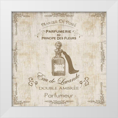 Parchment Bath Atomizer White Modern Wood Framed Art Print by Gibbons, Lauren