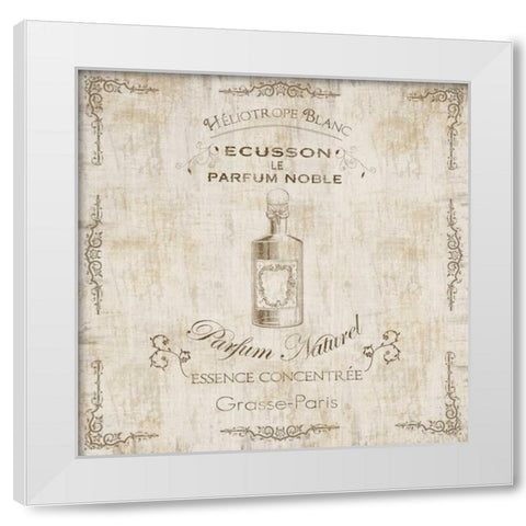 Parchment Bath Perfume 2 White Modern Wood Framed Art Print by Gibbons, Lauren