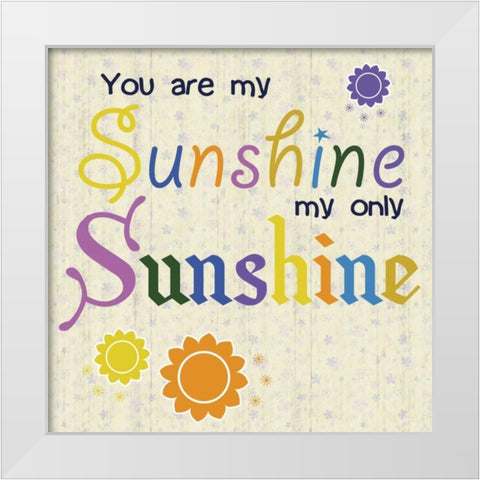 Sunshine 2 White Modern Wood Framed Art Print by Gibbons, Lauren