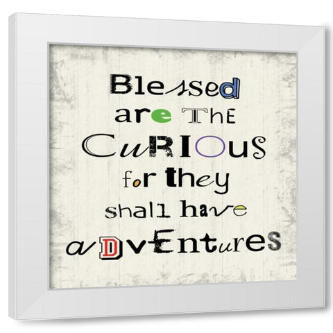 Have  Adventures White Modern Wood Framed Art Print by Gibbons, Lauren