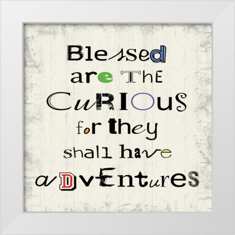Have  Adventures White Modern Wood Framed Art Print by Gibbons, Lauren