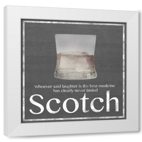 Scotch White Modern Wood Framed Art Print by Gibbons, Lauren