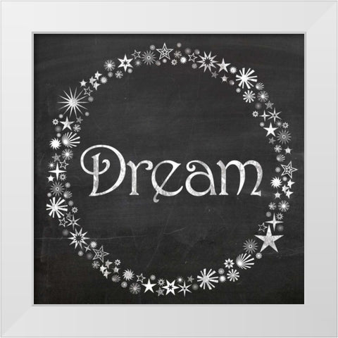 Dream Stars White Modern Wood Framed Art Print by Gibbons, Lauren