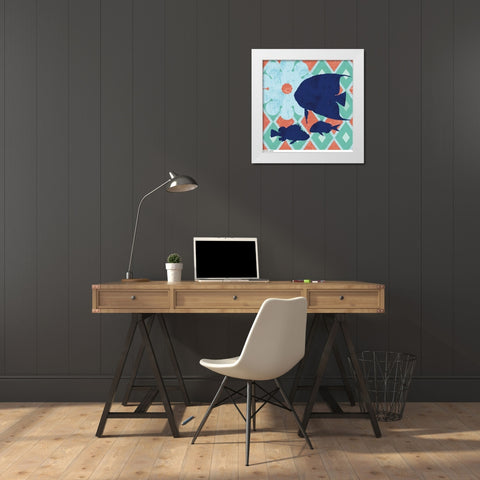 The Sea White Modern Wood Framed Art Print by Gibbons, Lauren