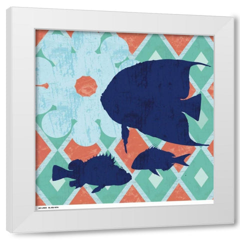 The Sea White Modern Wood Framed Art Print by Gibbons, Lauren