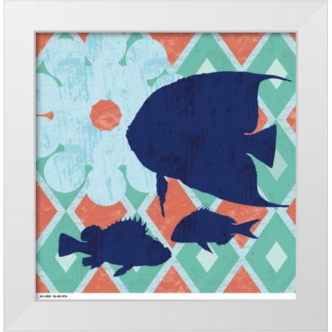 The Sea White Modern Wood Framed Art Print by Gibbons, Lauren