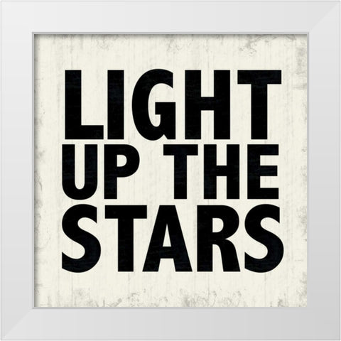 Stars White Modern Wood Framed Art Print by Gibbons, Lauren