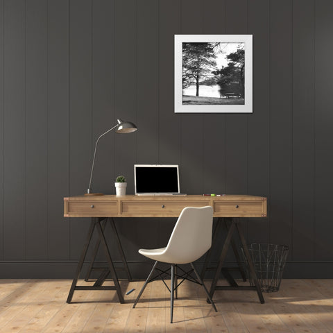 Landscape White Modern Wood Framed Art Print by Gibbons, Lauren