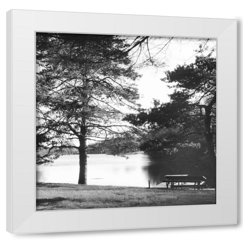 Landscape White Modern Wood Framed Art Print by Gibbons, Lauren