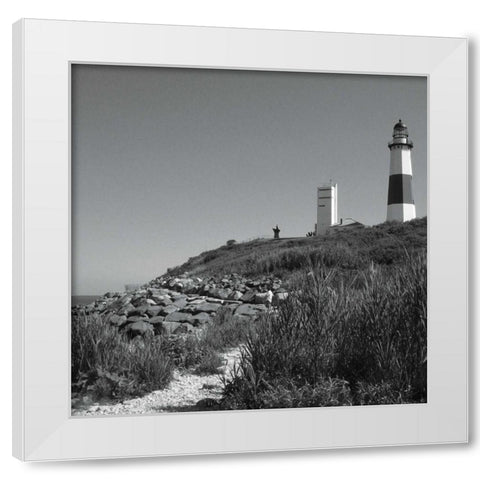 Landscape 2 White Modern Wood Framed Art Print by Gibbons, Lauren