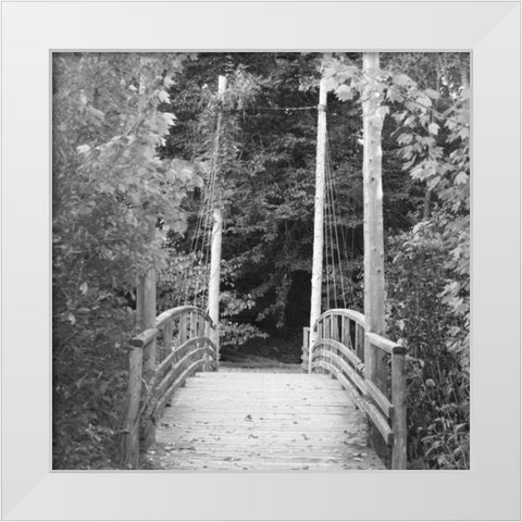 Landscape 3 White Modern Wood Framed Art Print by Gibbons, Lauren