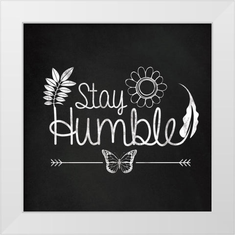 Chalk Humble White Modern Wood Framed Art Print by Gibbons, Lauren
