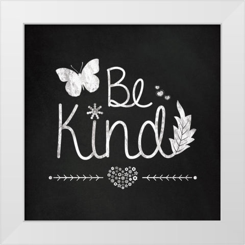 Chalk Kind White Modern Wood Framed Art Print by Gibbons, Lauren