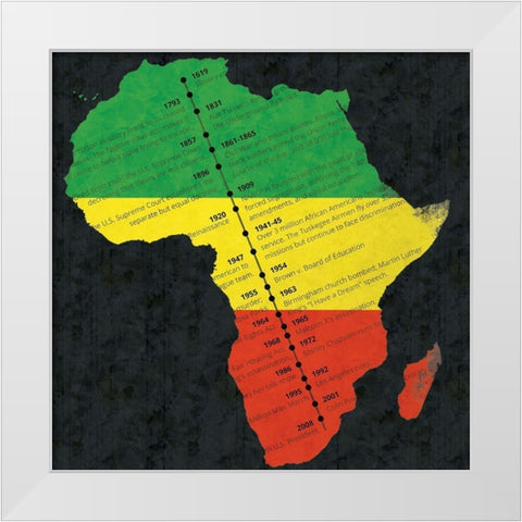 History White Modern Wood Framed Art Print by Gibbons, Lauren