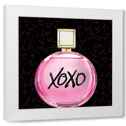 Glamour Perfume White Modern Wood Framed Art Print by Gibbons, Lauren