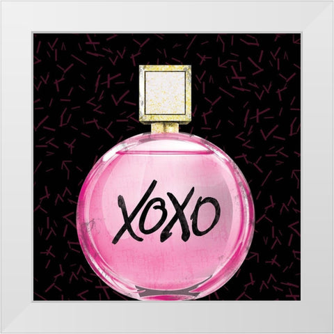 Glamour Perfume White Modern Wood Framed Art Print by Gibbons, Lauren