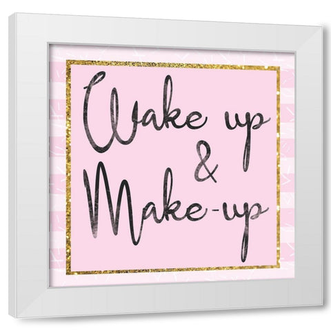 Glamour Wake Up White Modern Wood Framed Art Print by Gibbons, Lauren