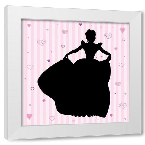 Princess 1 White Modern Wood Framed Art Print by Gibbons, Lauren