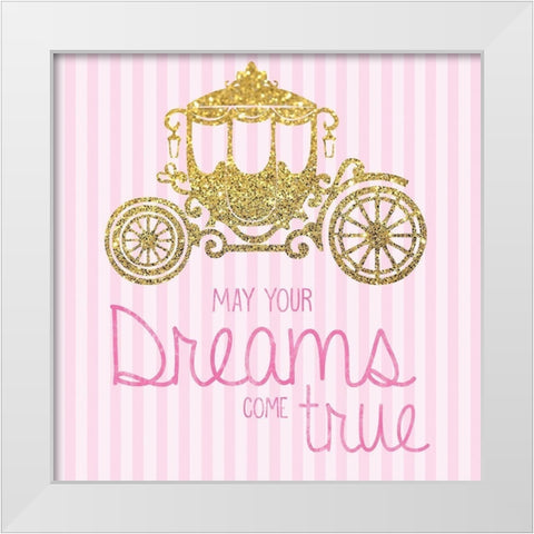 Princess 4 White Modern Wood Framed Art Print by Gibbons, Lauren