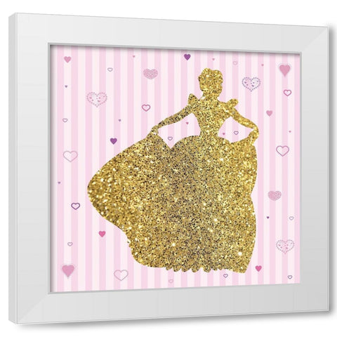 Princess 1 White Modern Wood Framed Art Print by Gibbons, Lauren