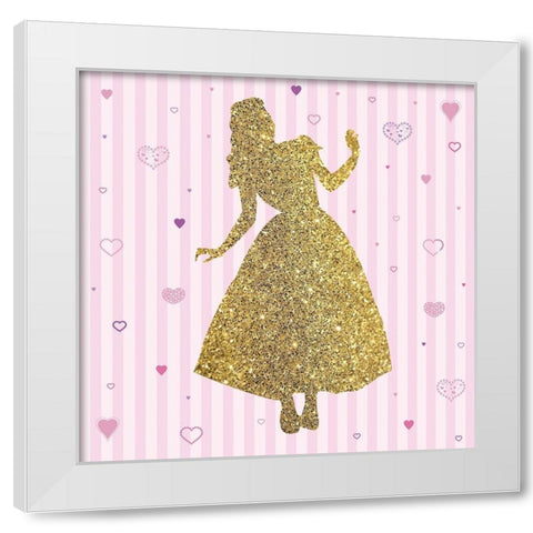 Princess 2 White Modern Wood Framed Art Print by Gibbons, Lauren
