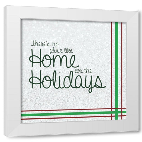Holidays At Home White Modern Wood Framed Art Print by Gibbons, Lauren