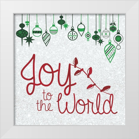 Worldly Ornaments White Modern Wood Framed Art Print by Gibbons, Lauren