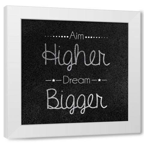 Higher Dreaming White Modern Wood Framed Art Print by Gibbons, Lauren