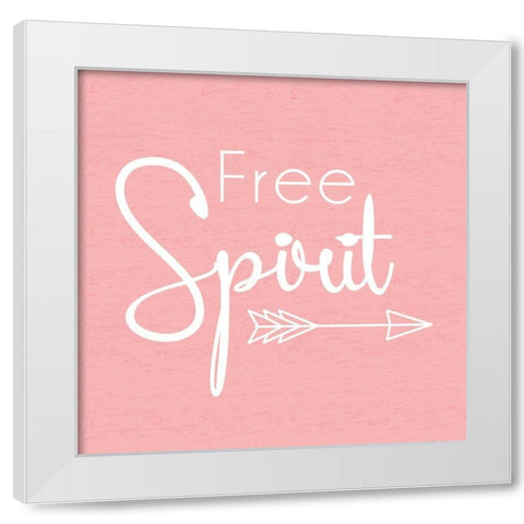 Free Spirit White Modern Wood Framed Art Print by Gibbons, Lauren