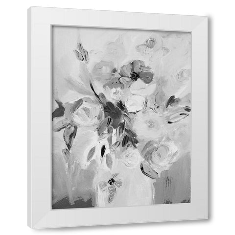Soft Vase White Modern Wood Framed Art Print by Daisy D