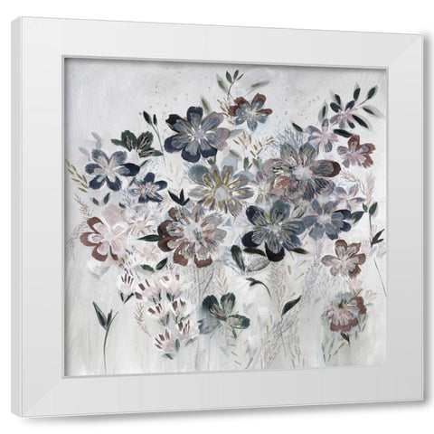 A Soft New Day White Modern Wood Framed Art Print by Daisy D