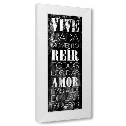 VIVE White Modern Wood Framed Art Print by Grey, Jace