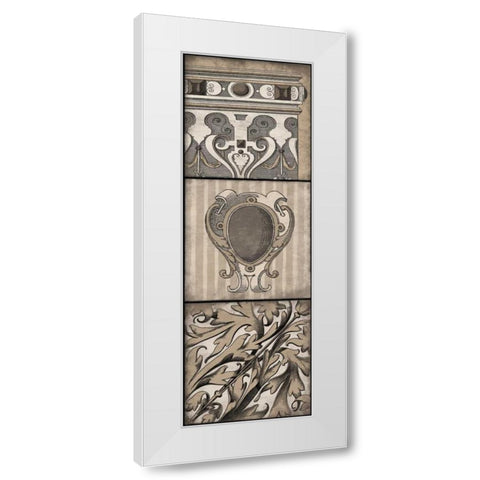 Architecture White Modern Wood Framed Art Print by Grey, Jace