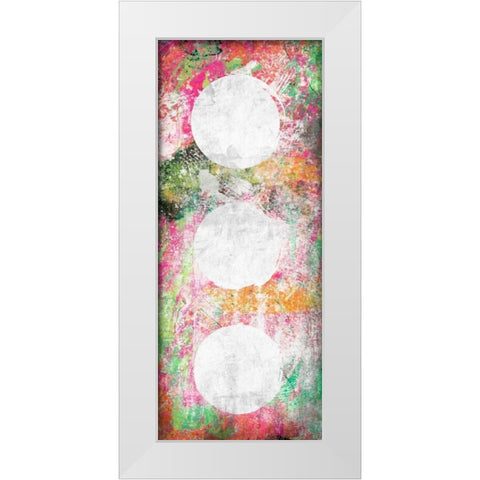 Glow Abstract mate White Modern Wood Framed Art Print by Grey, Jace