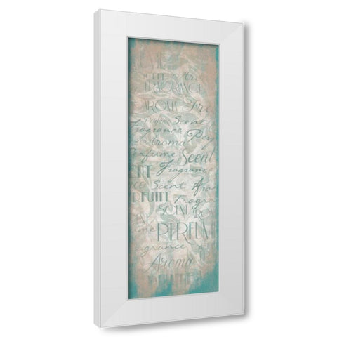 Typography 2 White Modern Wood Framed Art Print by Grey, Jace