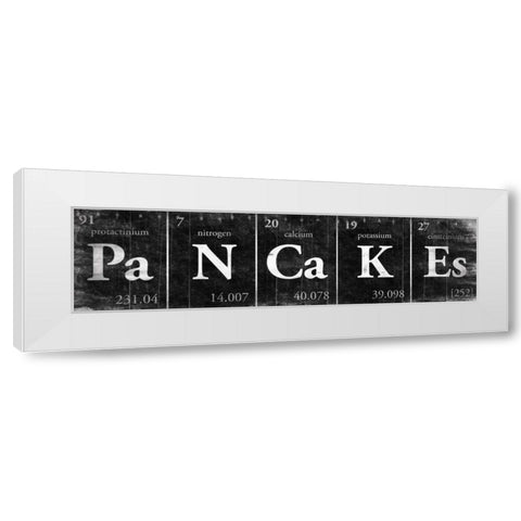 PaNCaKEs White Modern Wood Framed Art Print by Grey, Jace