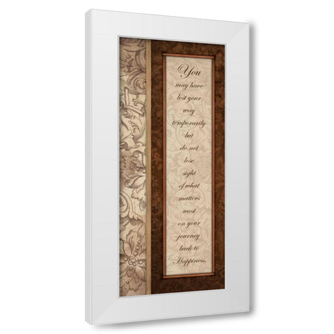 You 2 White Modern Wood Framed Art Print by Grey, Jace