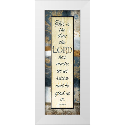 The Lord White Modern Wood Framed Art Print by Grey, Jace