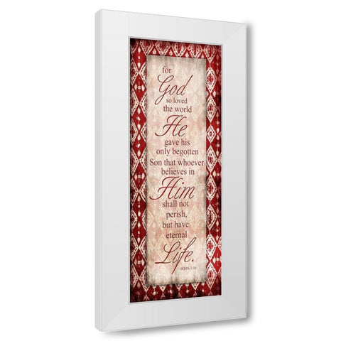 Eternal Life White Modern Wood Framed Art Print by Grey, Jace