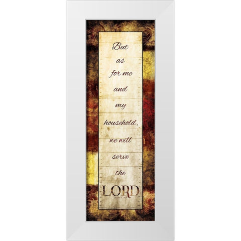 My Household White Modern Wood Framed Art Print by Grey, Jace