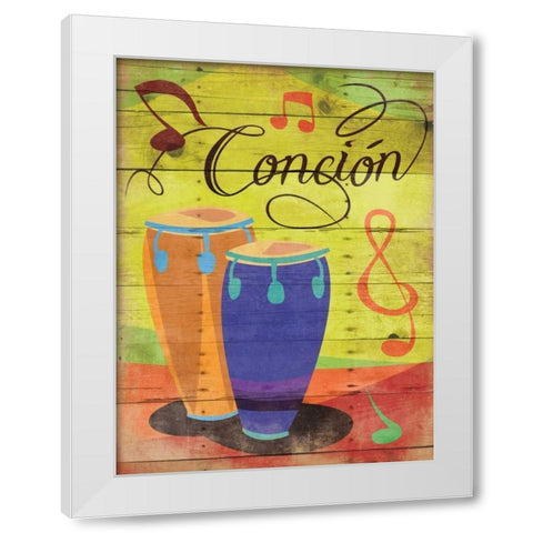 Concion II White Modern Wood Framed Art Print by Grey, Jace