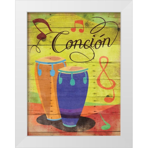 Concion II White Modern Wood Framed Art Print by Grey, Jace