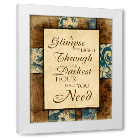 Darkest II White Modern Wood Framed Art Print by Grey, Jace