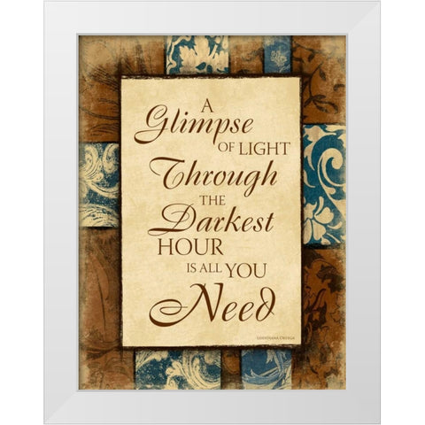 Darkest II White Modern Wood Framed Art Print by Grey, Jace