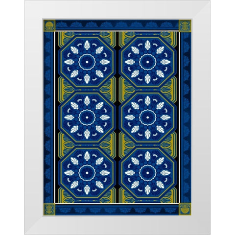 Patterns K2 White Modern Wood Framed Art Print by Grey, Jace