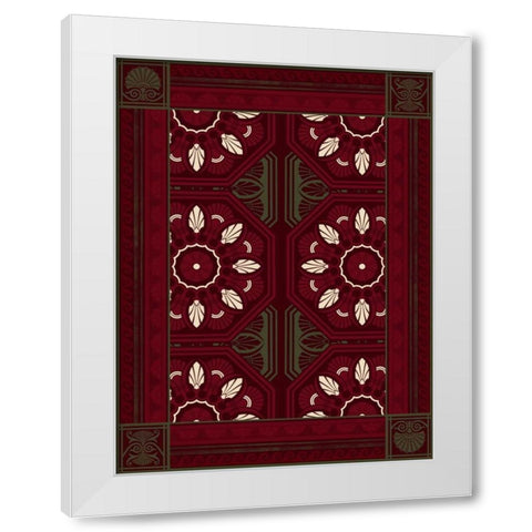 Patterns N White Modern Wood Framed Art Print by Grey, Jace