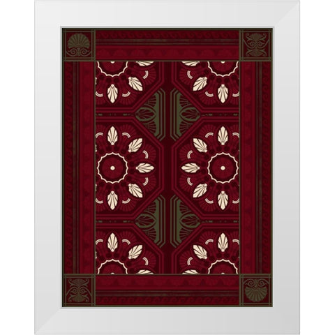 Patterns N White Modern Wood Framed Art Print by Grey, Jace