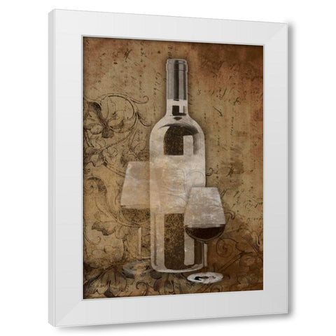Wine White Modern Wood Framed Art Print by Grey, Jace