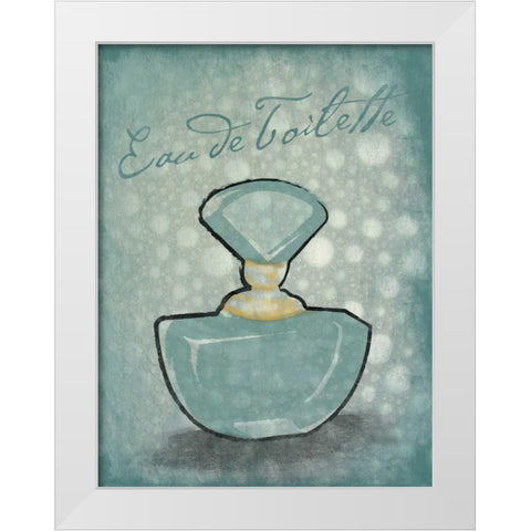 Eau De Toilette White Modern Wood Framed Art Print by Grey, Jace