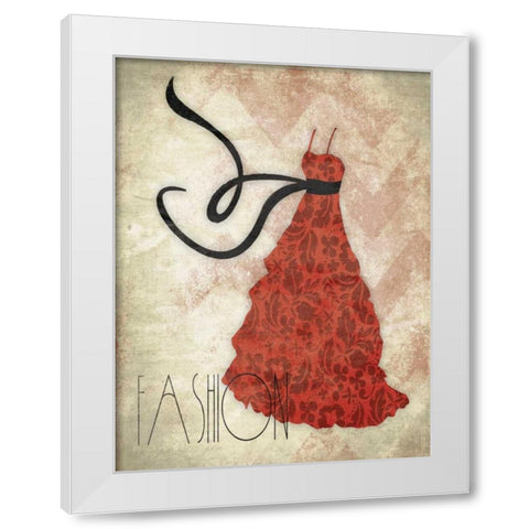 Fashion White Modern Wood Framed Art Print by Grey, Jace